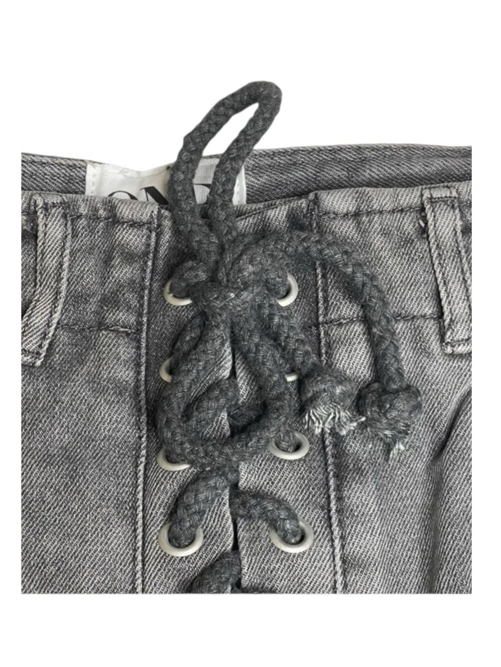 new Kourtney Kardashian’s ⇝ One Teaspoon ⇝ Superfreaks Lace Up Denim Shorts ⇝ 24 - Picture 10 of 16